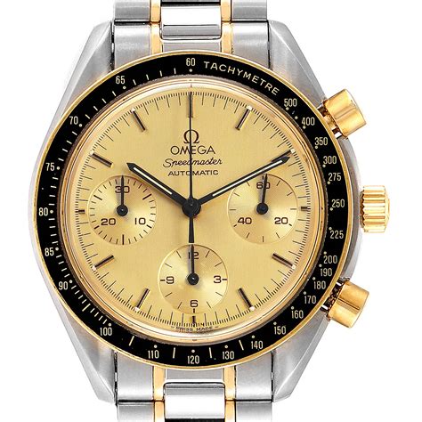 omega speedmaster yellow gold